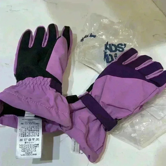 Lands’ End Women Purple Medium Gloves NEW - Picture 4 of 5